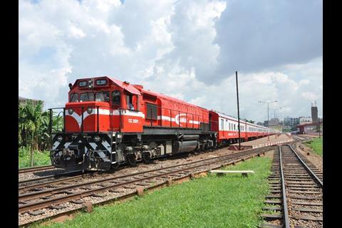Six CC2500 diesel locomotives were supplied by National Railway Equipment Co (Photo: Camrail).